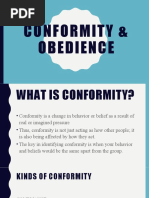 Conformity & Obedience