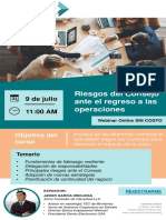 Webinar - Riesgos Del Consejo Ante El Regreso A Las Operaciones