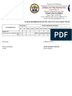 Detailed Information On The Fire Code Fees Collection by The BFP and The Lgu Fy 2017