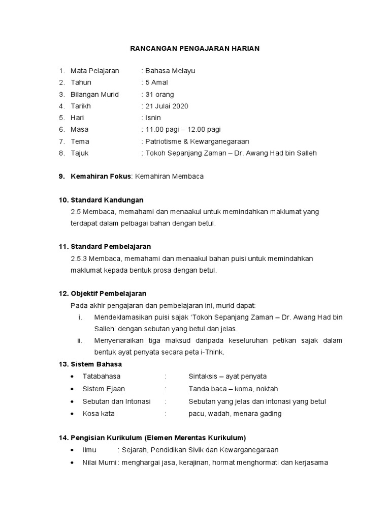 Bm Membaca 2 5 3 Pdf