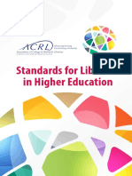 Standard For Libraries in Higher Education