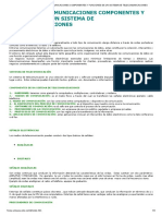 Redes y Telecomunicaciones Componentes y Funciones de Un Sistema de Telecomunicaciones