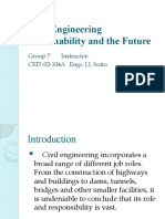 Civil Engineering Sustainability and the Future (less than 40 chars: 37 chars