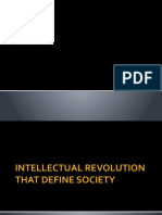 Intellectual Revolutions that Define Society