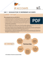 Unit 1: Introduction To Partnership Accounts