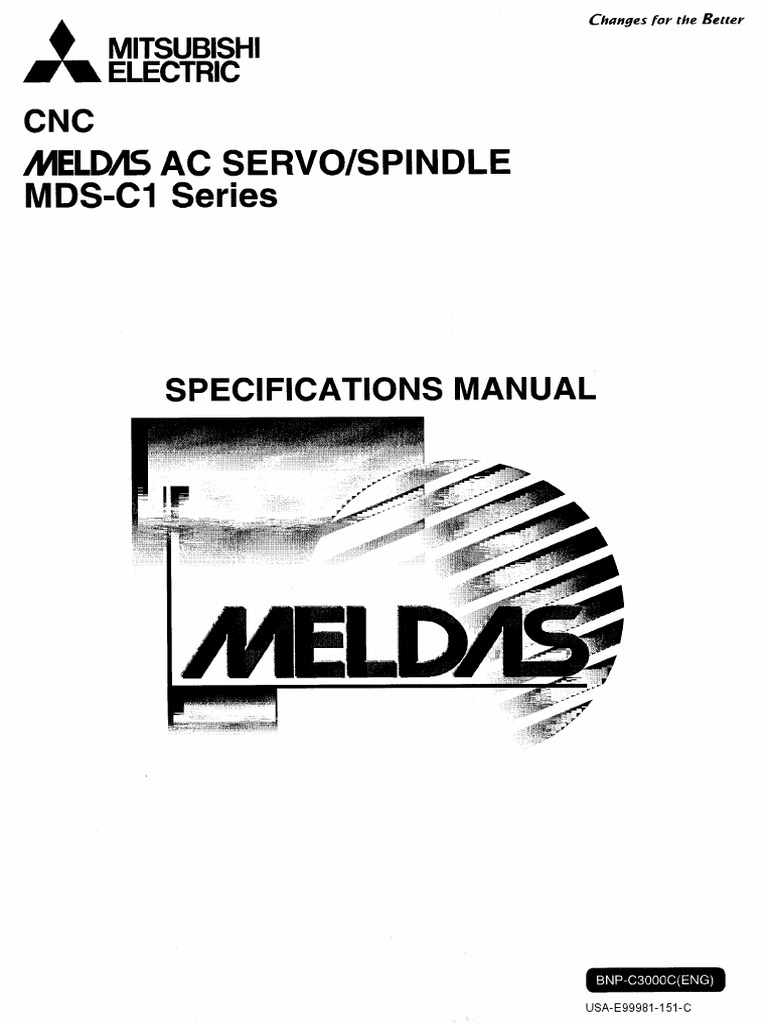 Ac Servo-Spindle-Mds-C1 PDF | PDF | Numerical Control | Electrical