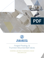 Forged Floating & Trunnion-Mounted Ball Valves: Installation, Operation & Maintenance Manual