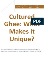 Cultured Ghee: What Makes It Unique?