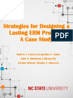 Strategies For Designing A Lasting ERM Process: A Case Study