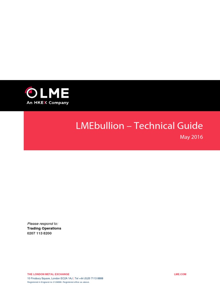 LMEbullion Technical Guide Overview | PDF | Computer Network | Virtual ...