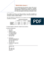 Ejercicio de Progrmación Lineal