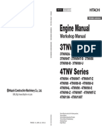 Yanmar, Engine Manual 3tnv, 4tnv Series