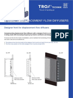 Designer Displacement Flow Diffusers