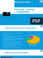 Leadership Incubator: Ratan Tata: Ethical Leadership
