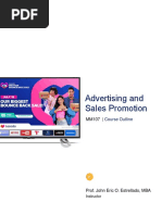 Course Outline MM107 Advertising and Sales Promo 2020