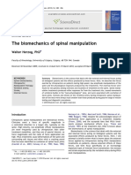 The Biomechanics of Spinal Manipulation: Walter Herzog, PHD