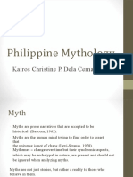 Philippine Mythology: Kairos Christine P. Dela Cerna