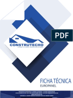 Construtecho - Ficha Tecnica Europanel