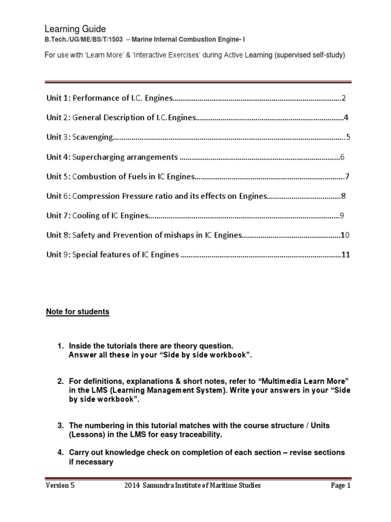 Marine Internal Combustion Engine Guide | PDF | Diesel Engine | Piston