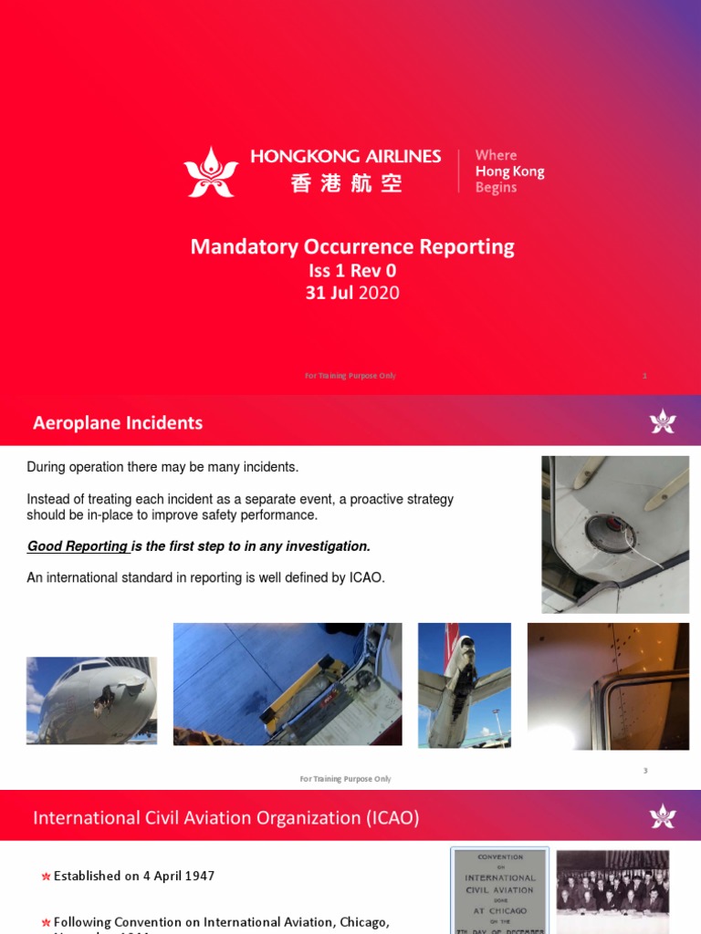 ICAO Mandatory Occurrence Reporting Guide | PDF | Aviation | Aeronautics