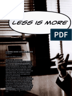 LESS IS MORE