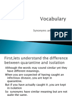 Vocabulary Synonyms Antonyms Varun Week 1
