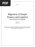 Migration of Simple Finance and Logistics - Consolidated Doc - v3