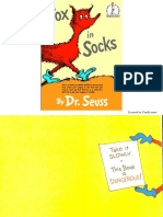 dr. seuss Fox in Socks