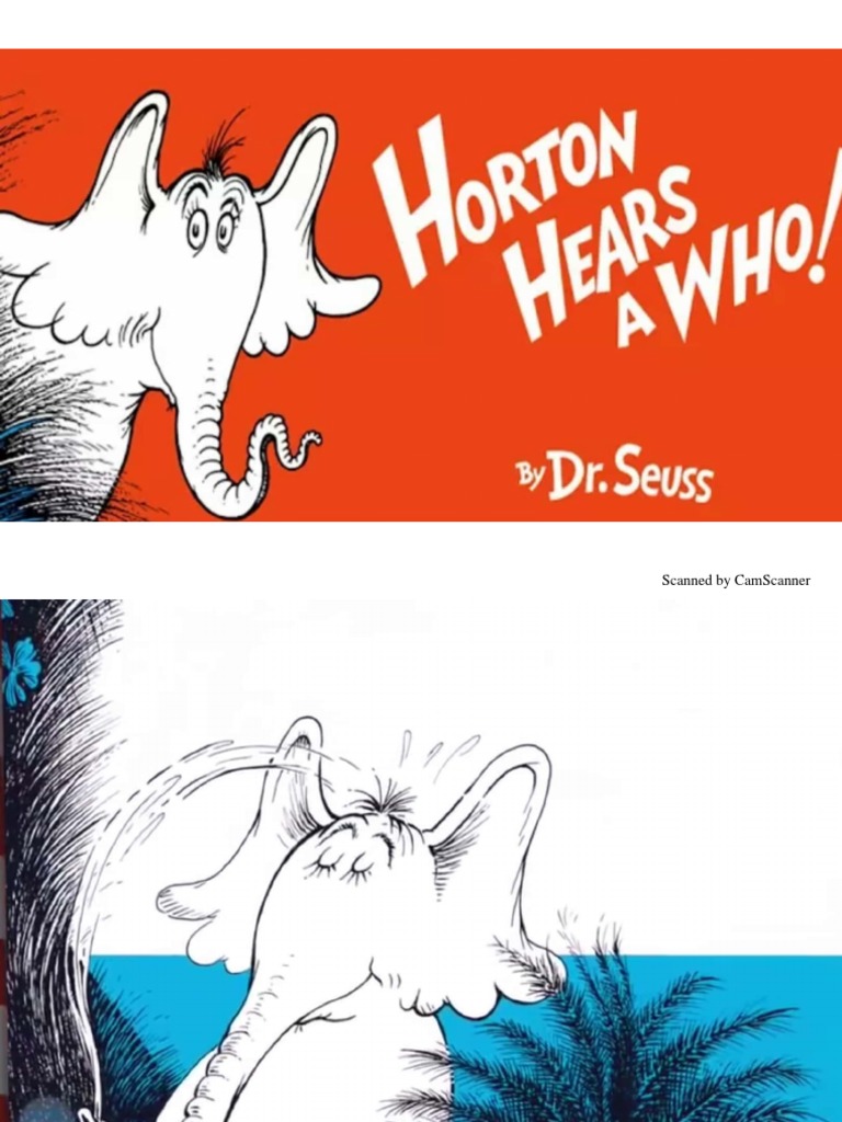 Dr. Seuss Horton Hears A Who | PDF