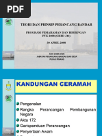 Teori & Prinsip Perancang Bandar