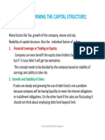 Capital Structure Factors