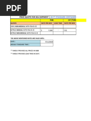 PRICE QUOTE .xlsx copy