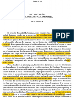 No Matarás. Una Obediencia Amorosa