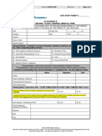 Grating Decking and Floor Removal Form