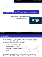 Majorization for CRFs and Latent Likelihoods: Optimization Partition Bound Extensions & Experiments