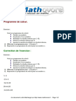 Exercices Programme de Calcul Maths Quatrieme 226 PDF