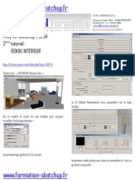 VRay SketchUp Tutoriel 2 INTERIEUR