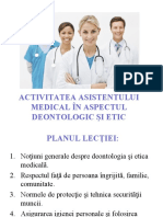 Activitatea Asistentului Medical În Aspectul Deontologic Şi Etic