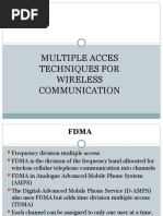 Multiple Acces Techniques For Wireless Communication