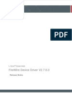 L Scan FireWire Driver V 2.7.0.0 Release Notes