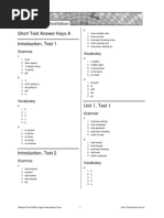 Unit 3 Progress Test A Answers | PDF | University