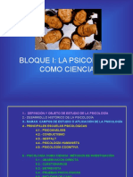 Bloque I La Psicología Como Ciencia (2016-2017)