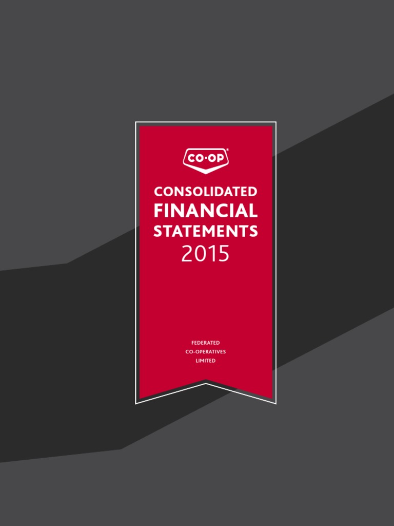 2015 Federated Co-operatives Financials | PDF | Goodwill (Accounting ...
