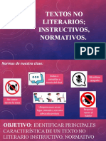 PPT Textos Normtivos, Instructivos