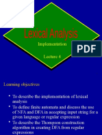 Lec04 Lexical Analysis Implementation