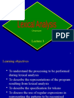 Lec03 Lexical Analysis Overview