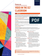 Video in The Elt Classroom: Focus On