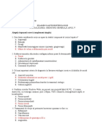 Examen Gastroenterologie