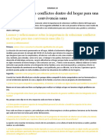 Solucionamos Los Conflictos Dentro Del Hogar para Una Convivencia Sana