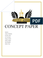Concept Paper: Food and Beverages
